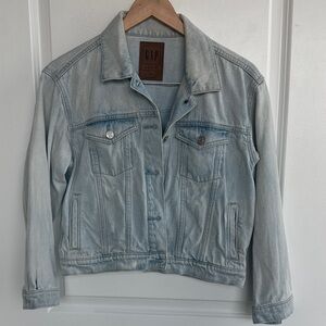 GAP Women's Soft Blue Jean Jacket 100% cotton